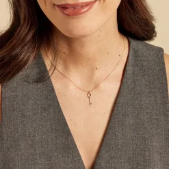 Collier Key Or Jaune Diamant