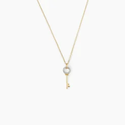 Collier Key Or Jaune Diamant