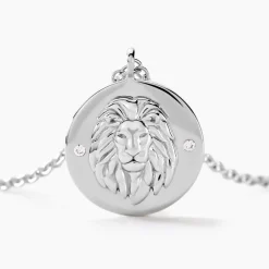 Collier Leola Argent Blanc Oxyde De Zirconium