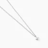 Collier Leonce Argent Blanc Oxyde De Zirconium