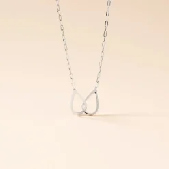 Collier Les Inseparables Argent Blanc