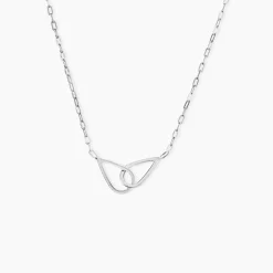 Collier Les Inseparables Argent Blanc