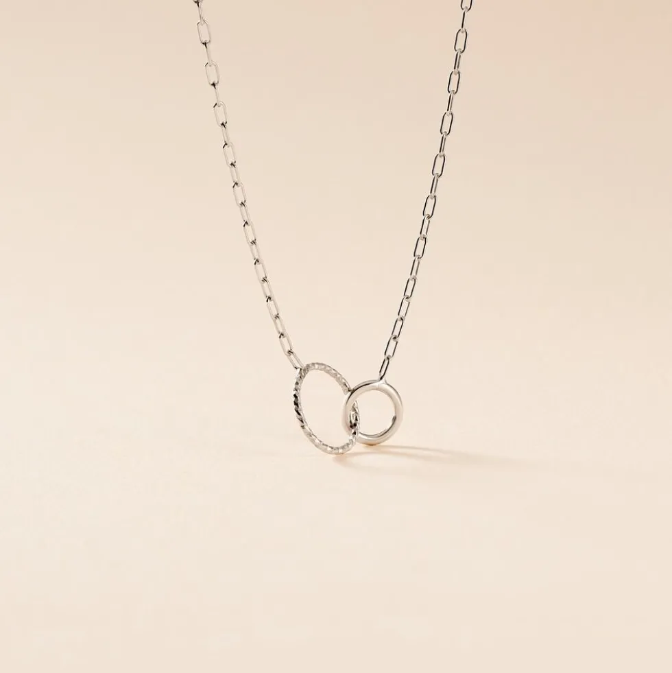 Collier Les Inseparables Argent Blanc
