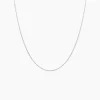 Collier Liline Argent Blanc