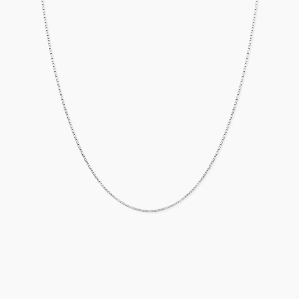 Collier Liline Argent Blanc