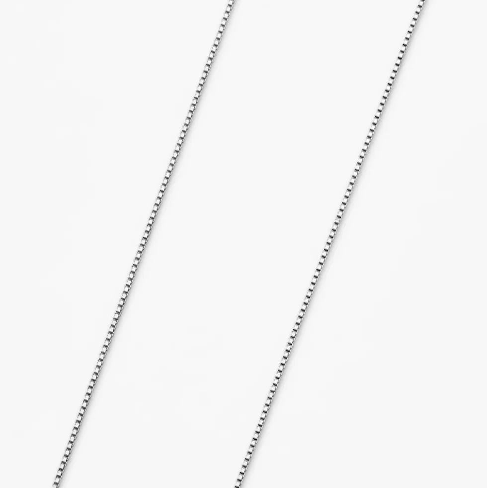 Collier Liline Argent Blanc