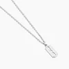 Collier Loan Argent Blanc