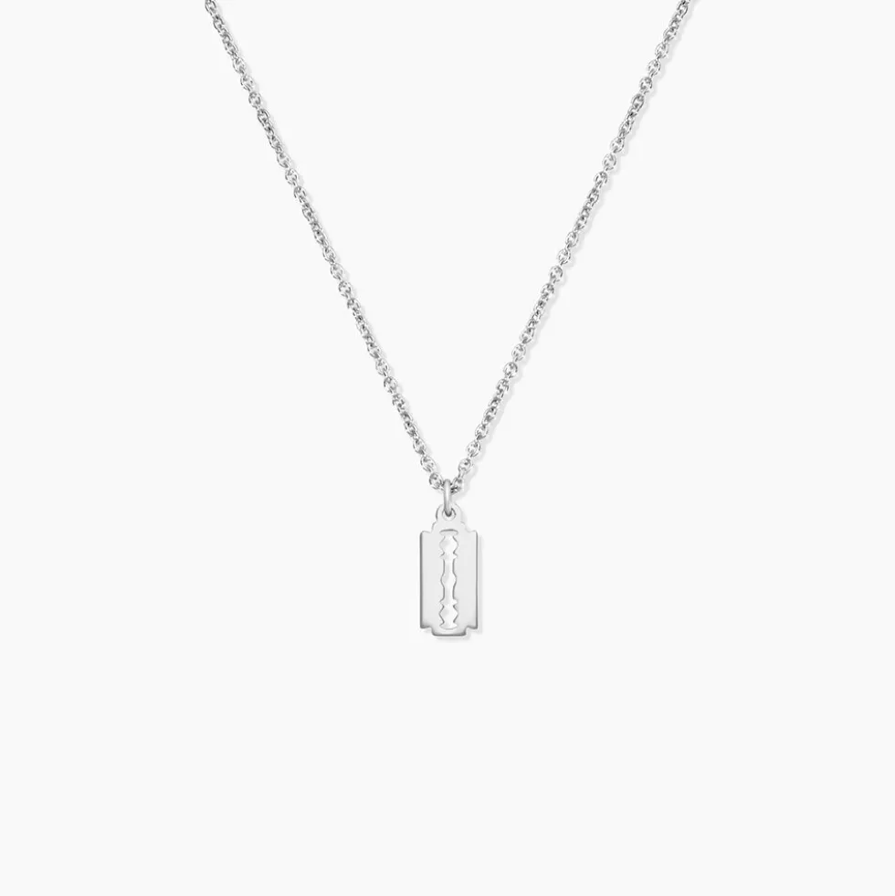 Collier Loan Argent Blanc