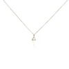 Collier Lorena Argent Rose Oxyde De Zirconium