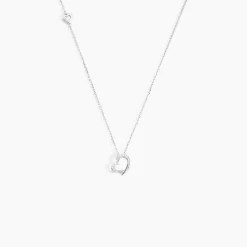 Collier Louise Or Blanc Diamant