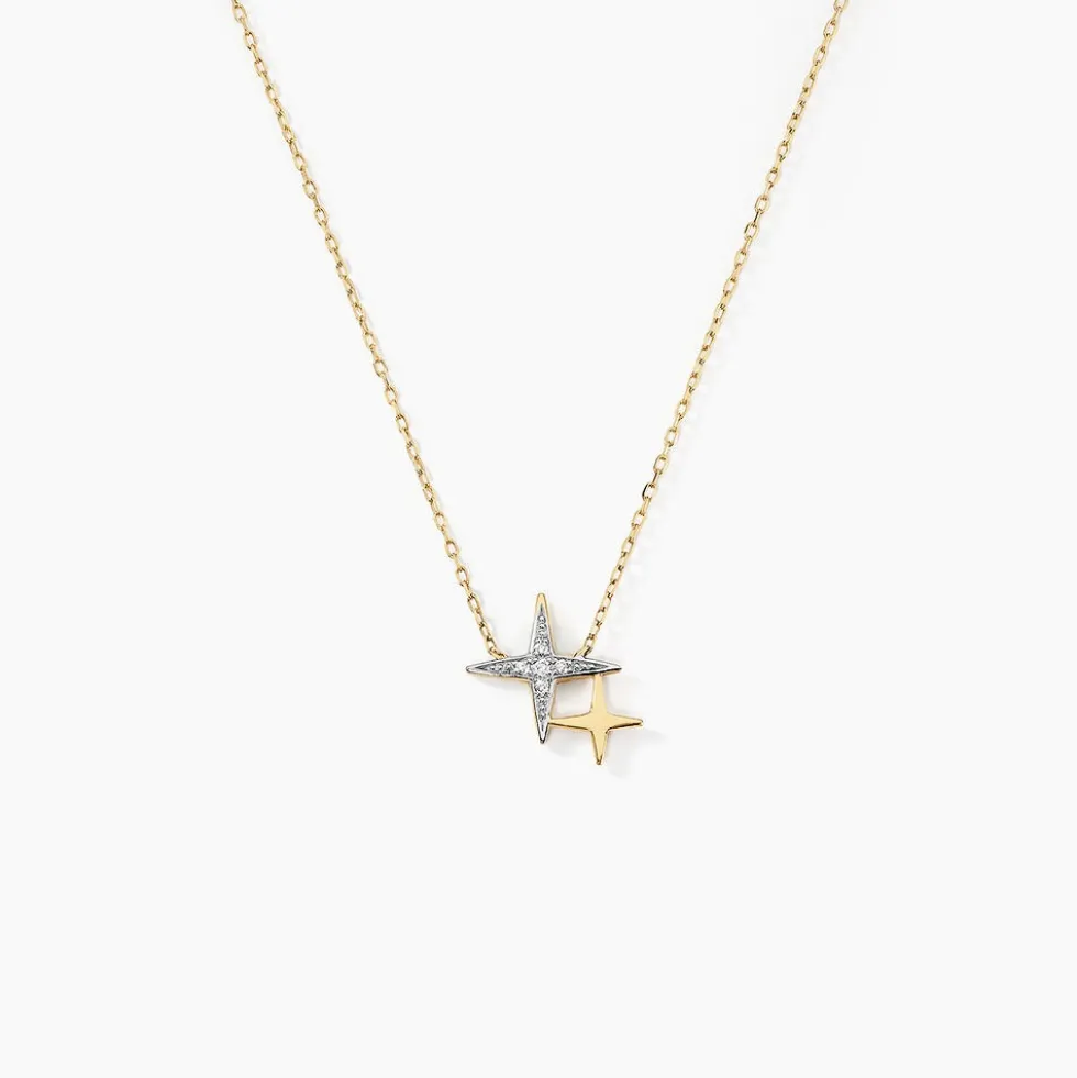 Collier Lumiere Or Jaune Oxyde De Zirconium
