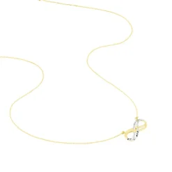 Collier Lyasa Infini Diamante Or Bicolore