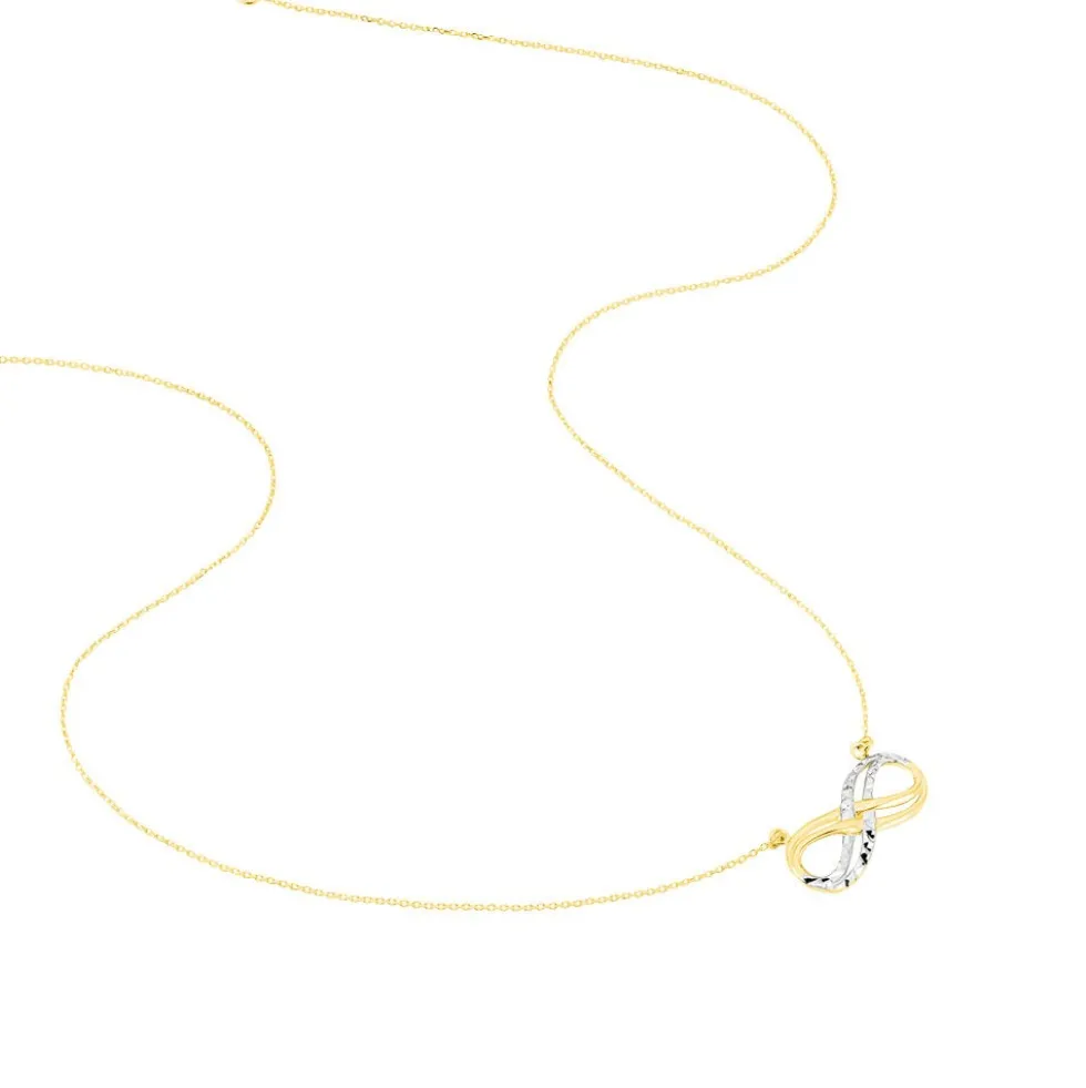 Collier Lyasa Infini Diamante Or Bicolore