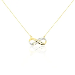 Collier Lyasa Infini Diamante Or Bicolore