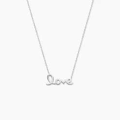 Collier Lydie Argent Blanc
