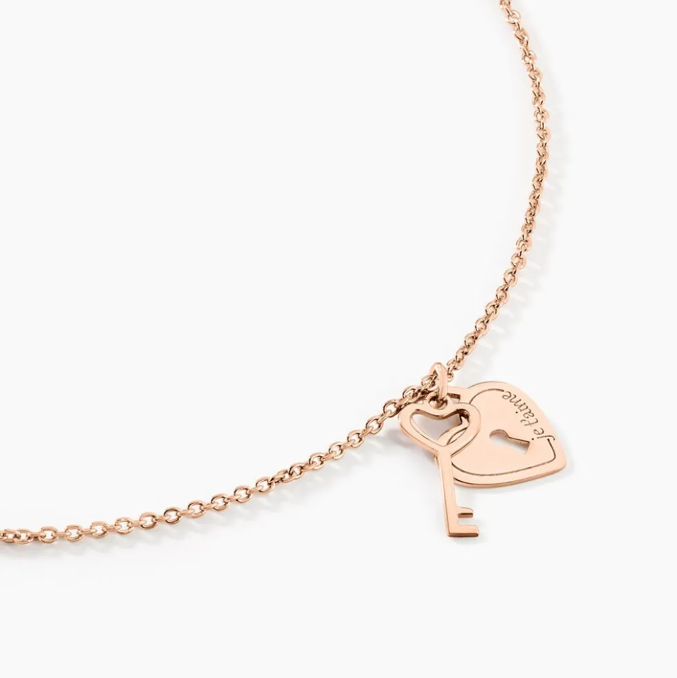 Collier Lyov Argent Rose