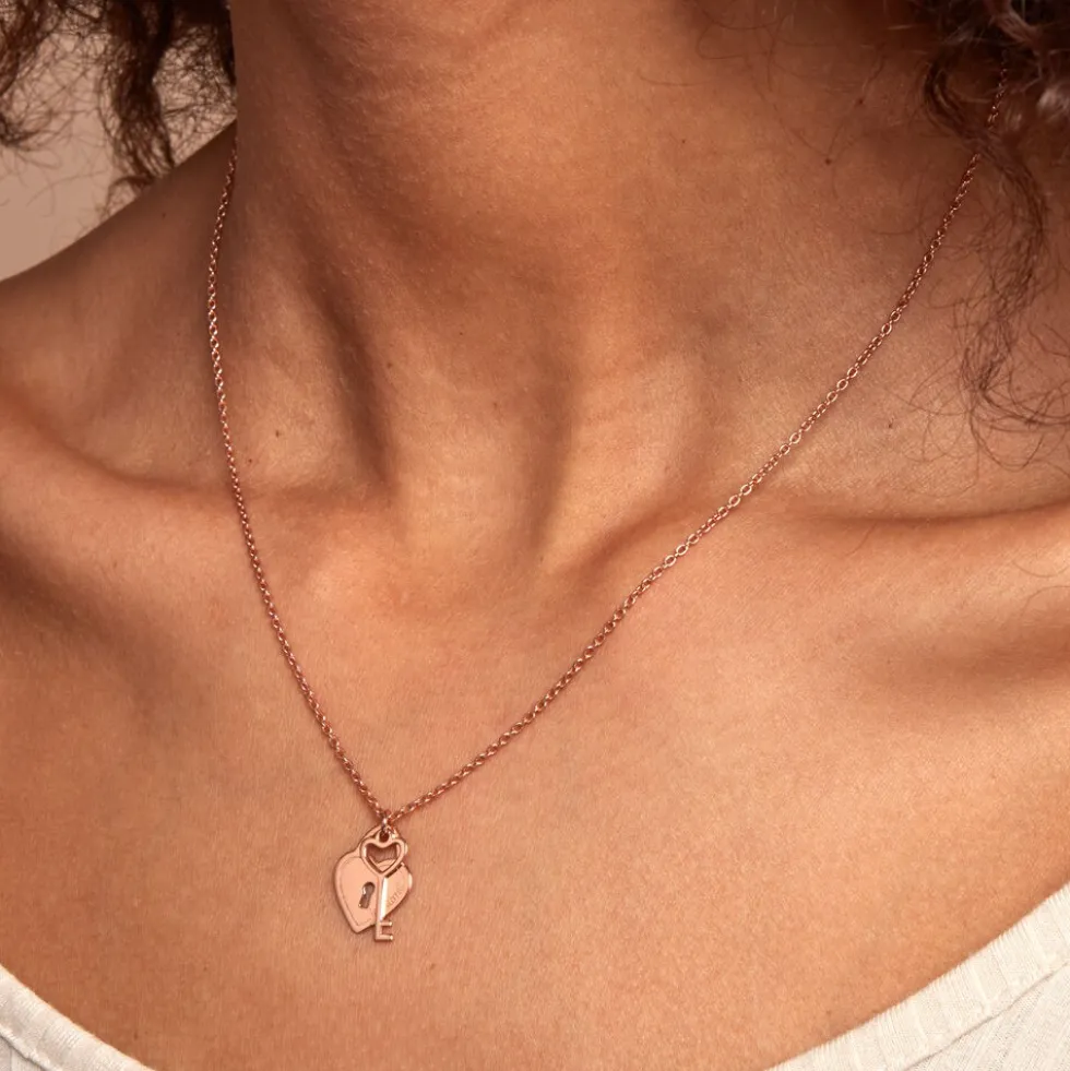 Collier Lyov Argent Rose