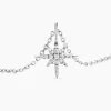 Collier Lysianne Argent Blanc Oxyde De Zirconium