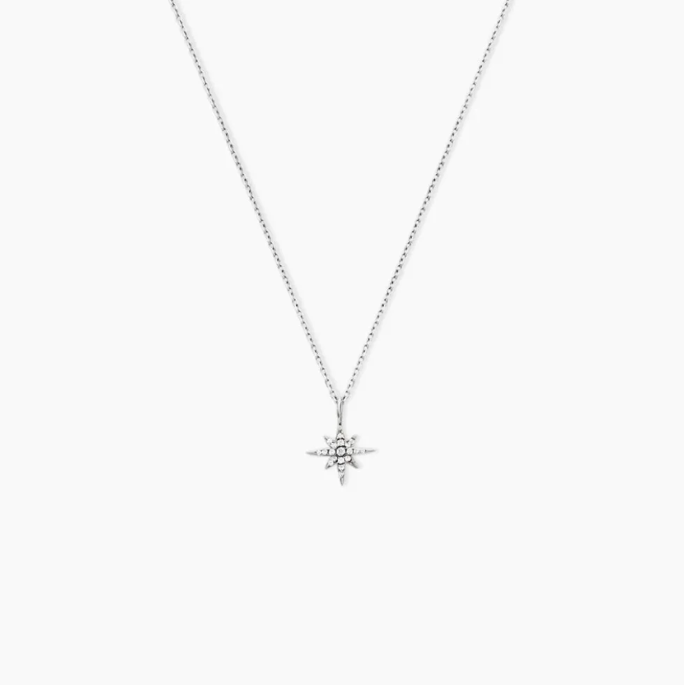 Collier Lysianne Argent Blanc Oxyde De Zirconium