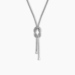 Collier Madison Argent Blanc