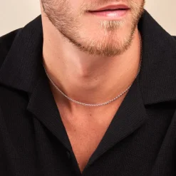 Collier Maille Nuncio Argent Blanc