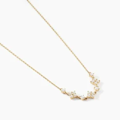 Collier Majestueuse Or Jaune Oxyde De Zirconium