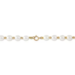 Collier Marame Or Jaune Perle De Culture