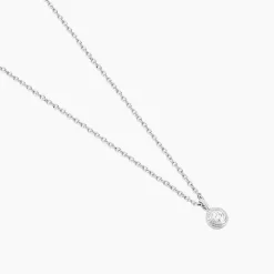 Collier Marciana Argent Blanc Oxyde De Zirconium