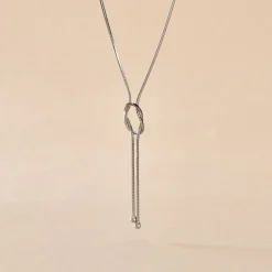 Collier Mariana Argent Blanc
