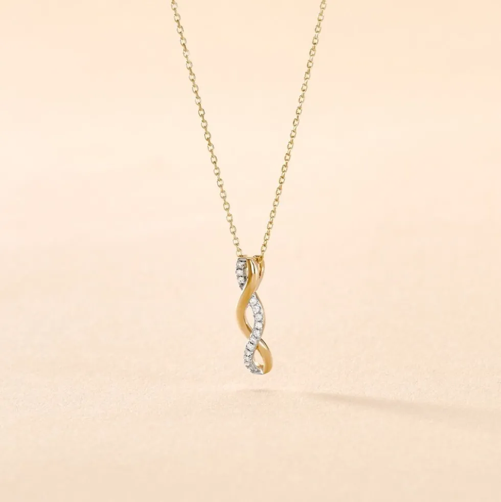 Collier Marina Ea Or Jaune Diamant