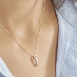 Collier Marina Ea Or Jaune Diamant
