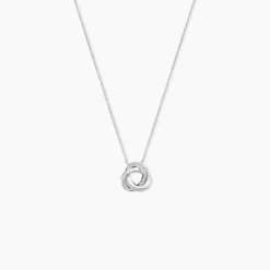Collier Mastrona Or Blanc Diamant