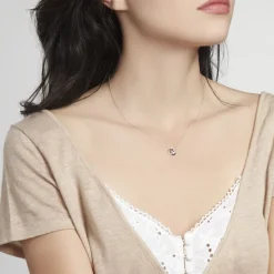 Collier Mastrona Or Blanc Diamant