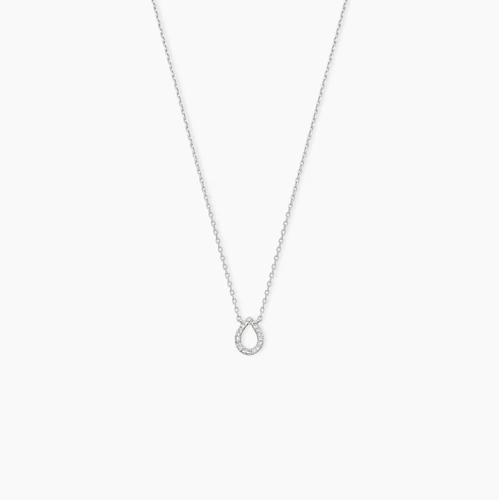 Collier Maude Or Blanc Diamant
