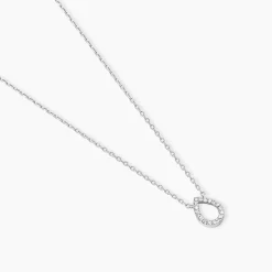 Collier Maude Or Blanc Diamant