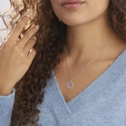 Collier Maximilian Argent Blanc Oxyde De Zirconium