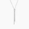 Collier Mayfair Argent Blanc Oxyde De Zirconium