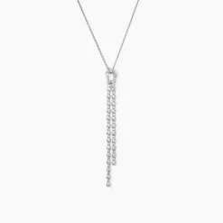 Collier Mayfair Argent Blanc Oxyde De Zirconium