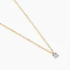Collier Mei Or Jaune Diamant