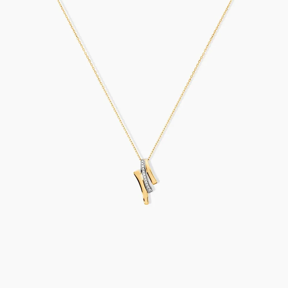 Collier Melia Or Jaune Diamant