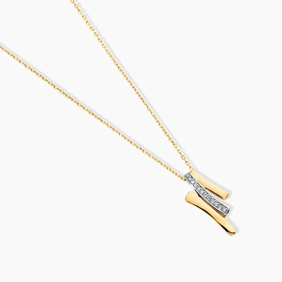 Collier Melia Or Jaune Diamant