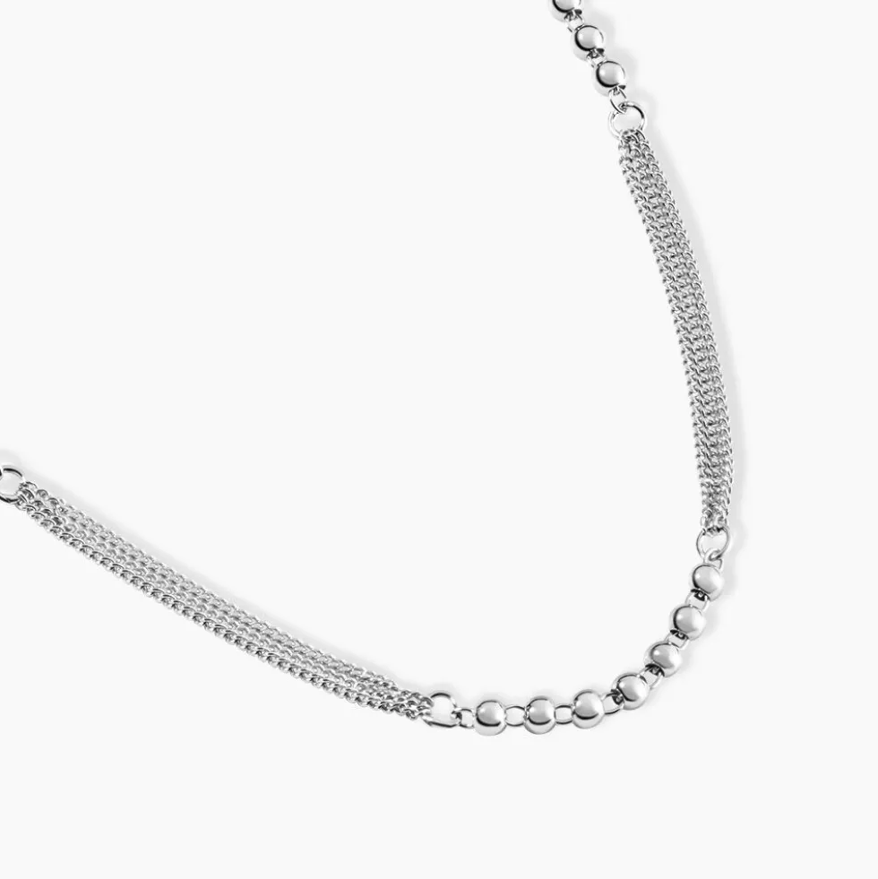 Collier Melodie Argent Blanc