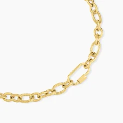 Collier Merrilyn Acier Doré