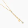 Collier Michiko Or Jaune Diamant