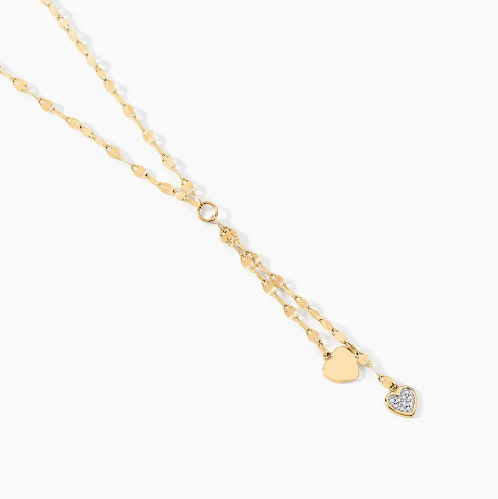 Collier Michiko Or Jaune Diamant