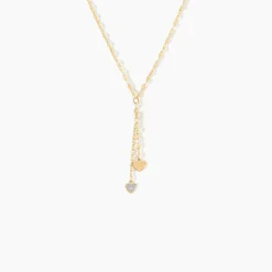 Collier Michiko Or Jaune Diamant