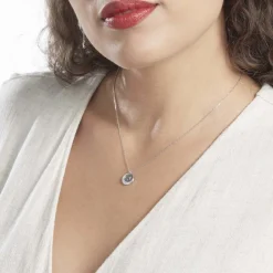 Collier Mirtel Argent Nacre