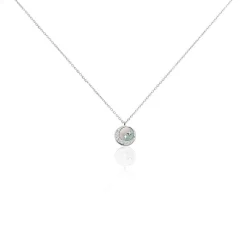 Collier Mirtel Argent Nacre