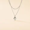 Collier Monifa Argent Blanc