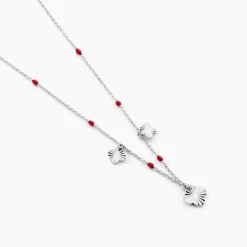 Collier Muguette Argent Blanc